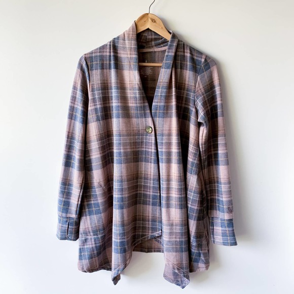 Cuddl Duds Comfortwear Drape Button 